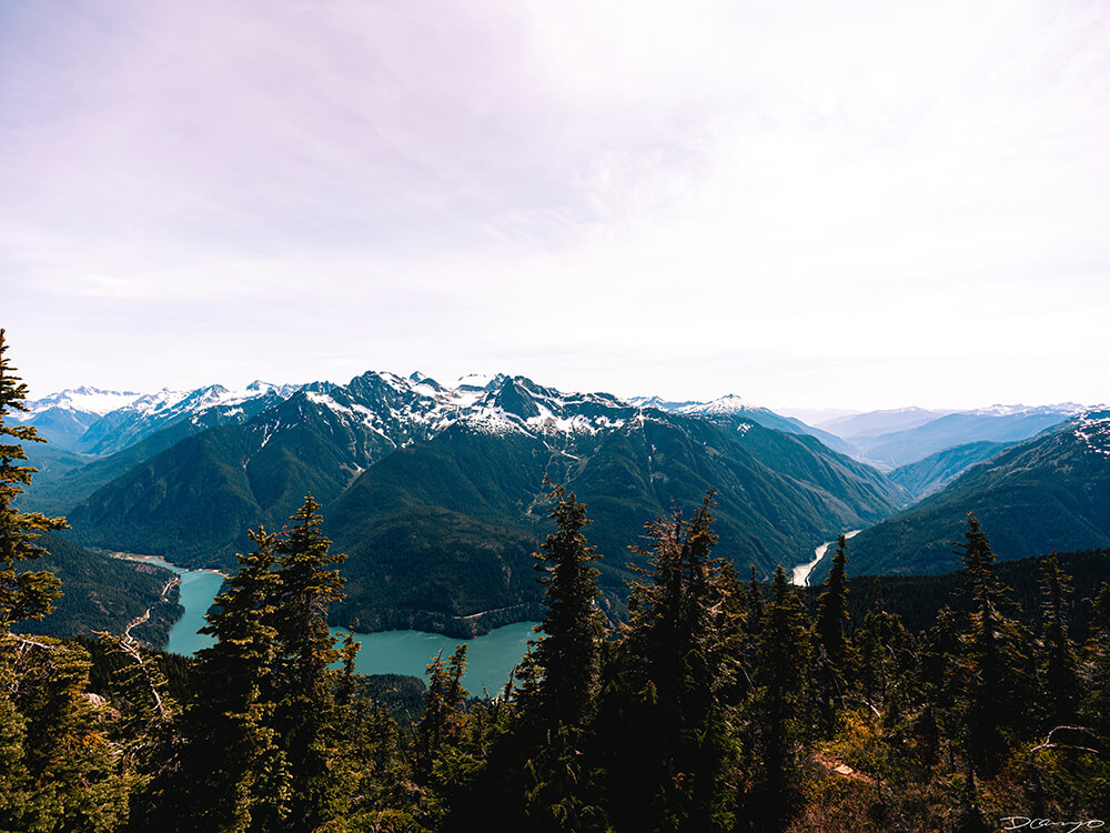 Landscape and portrait photos from a July 2020 trip to the North Cascades. Sourdough Mountain, Diablo Lake, Ross Lake and more.